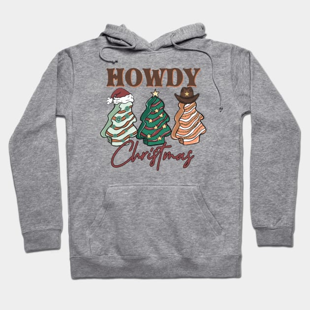 Howdy Christmas Tree Candies Hoodie by JDVNart